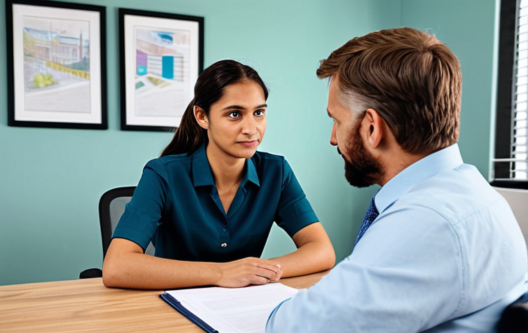 **

"A social worker in a modest office setting, fully clothed, meeting with parents and a child. The scene emphasizes empathy and understanding. Safe for work, appropriate content, professional environment, perfect anatomy, natural proportions, modest clothing, family-friendly."

**